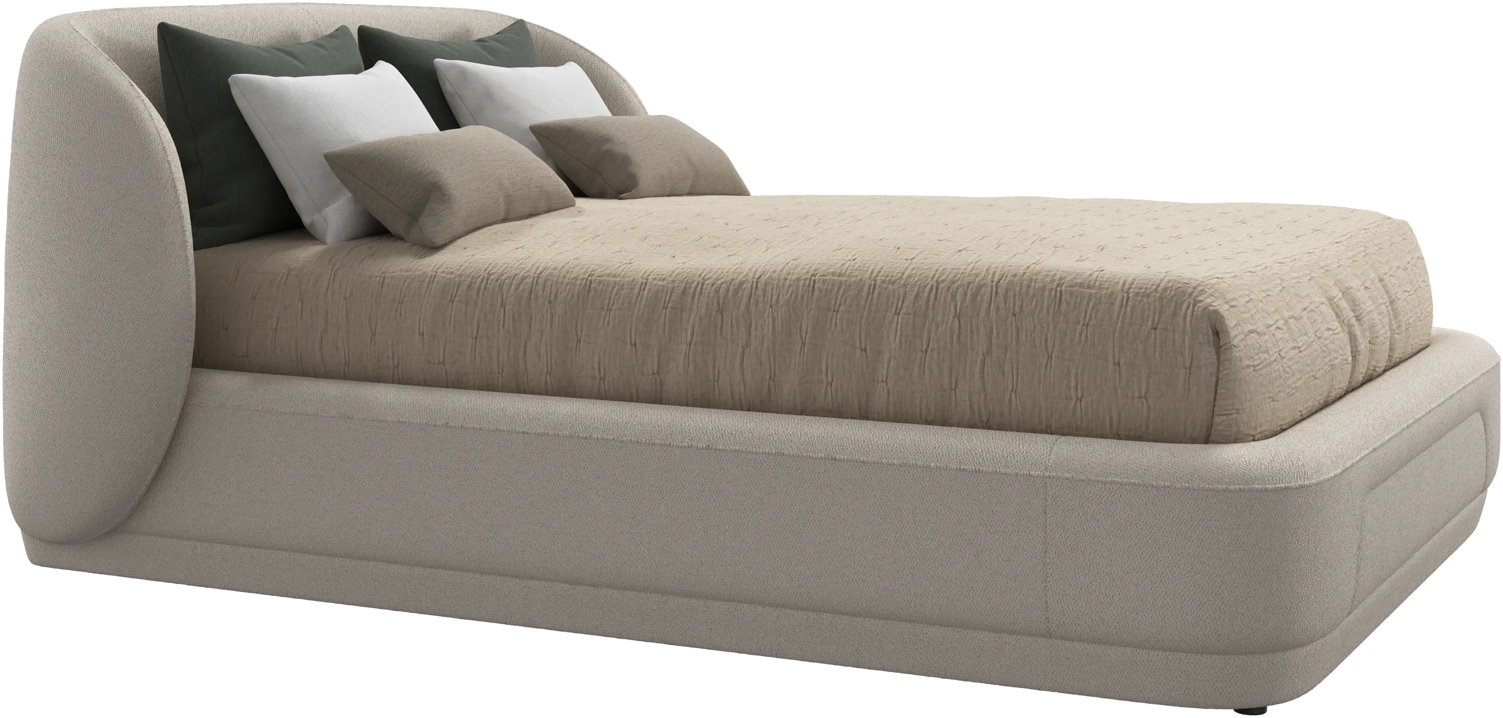 Bolzano bed with slats - W140xL200cm
