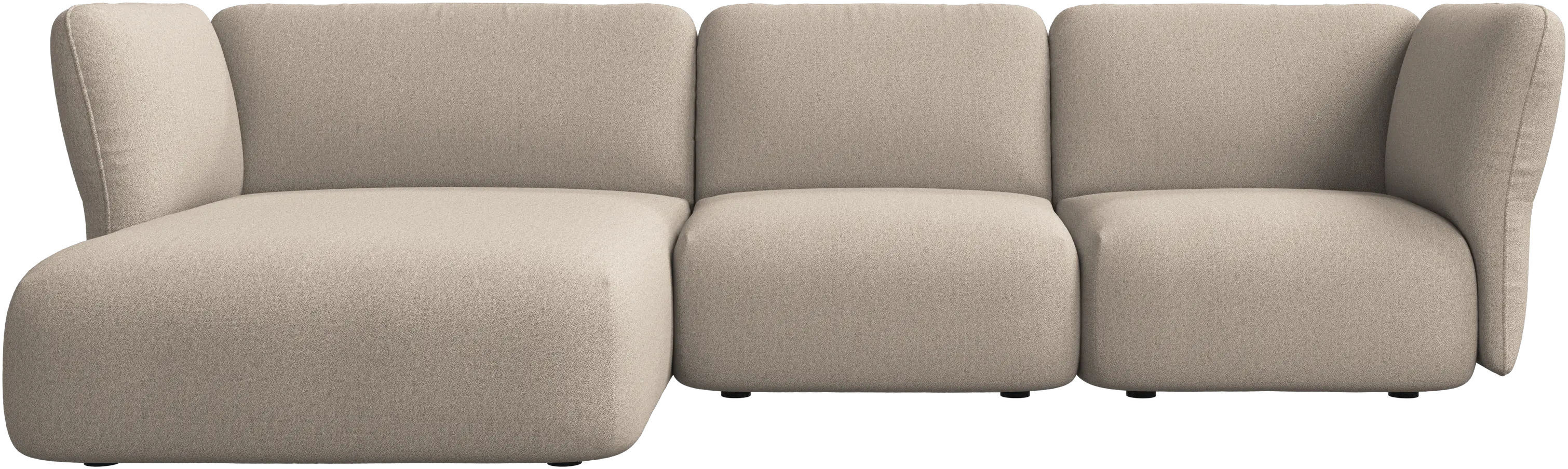 Paraggi 2-seater with chaise longue left