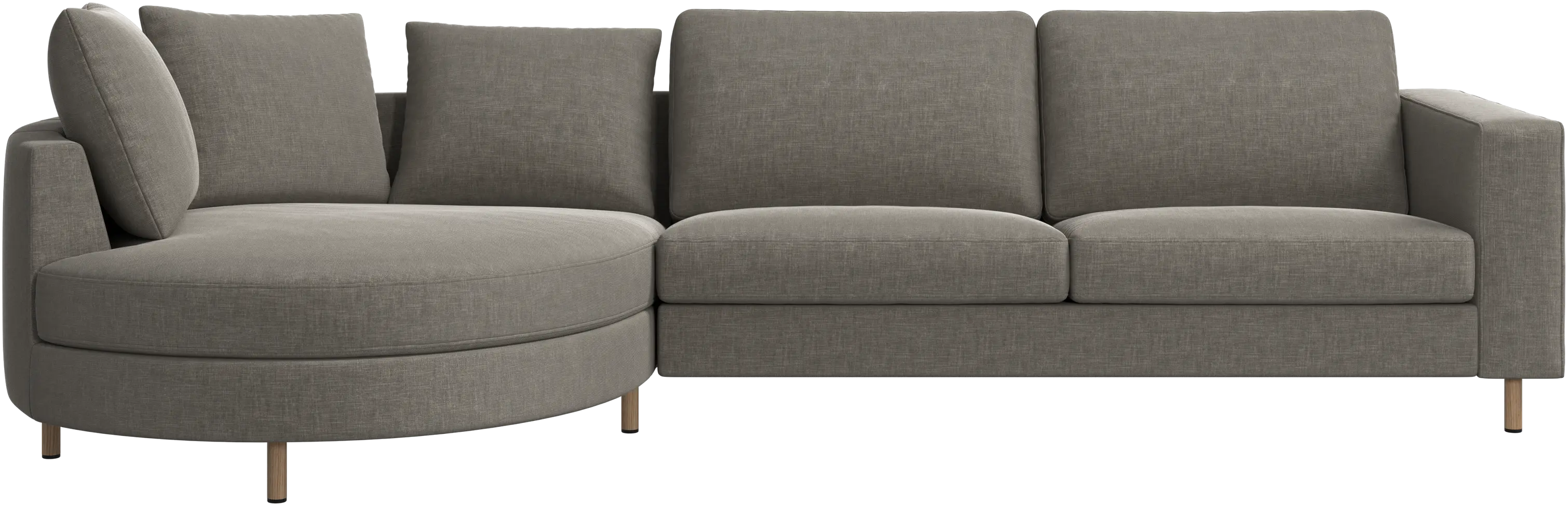Indivi sofa with chaise longue left