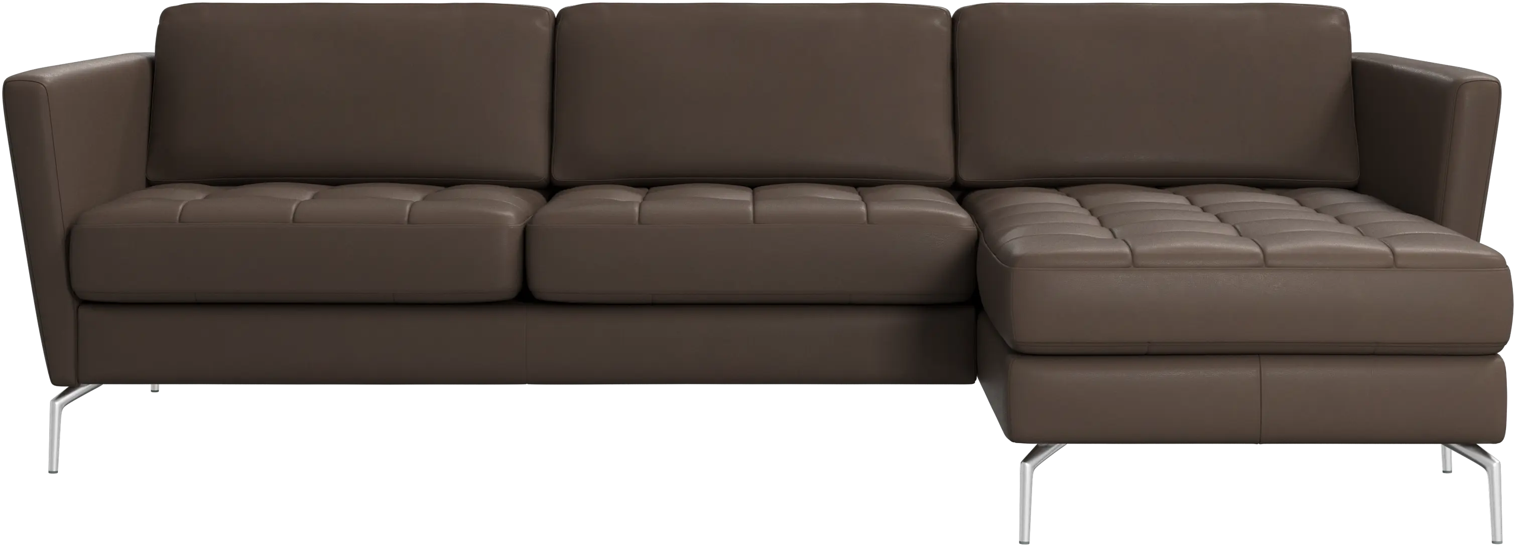 Osaka sofa with resting unit, tufted seat