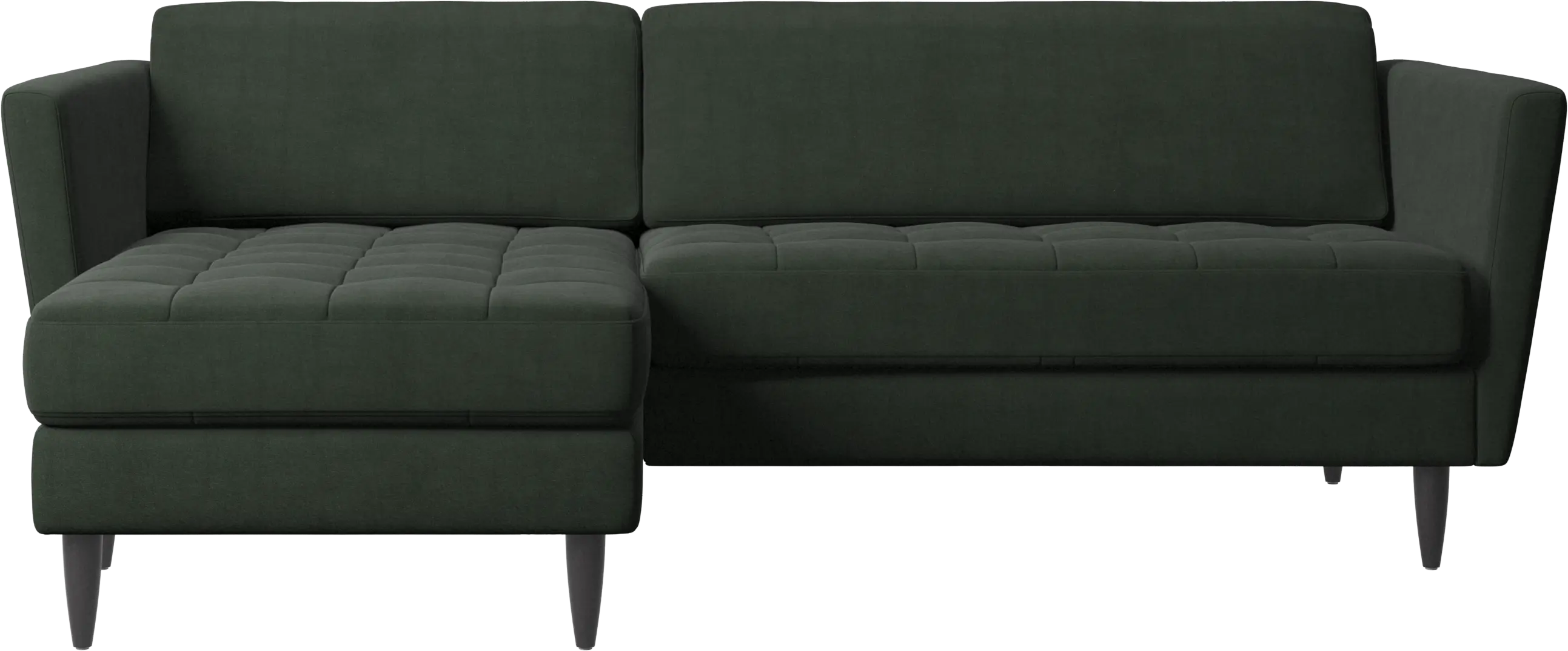 Osaka sofa with resting unit, tufted seat
