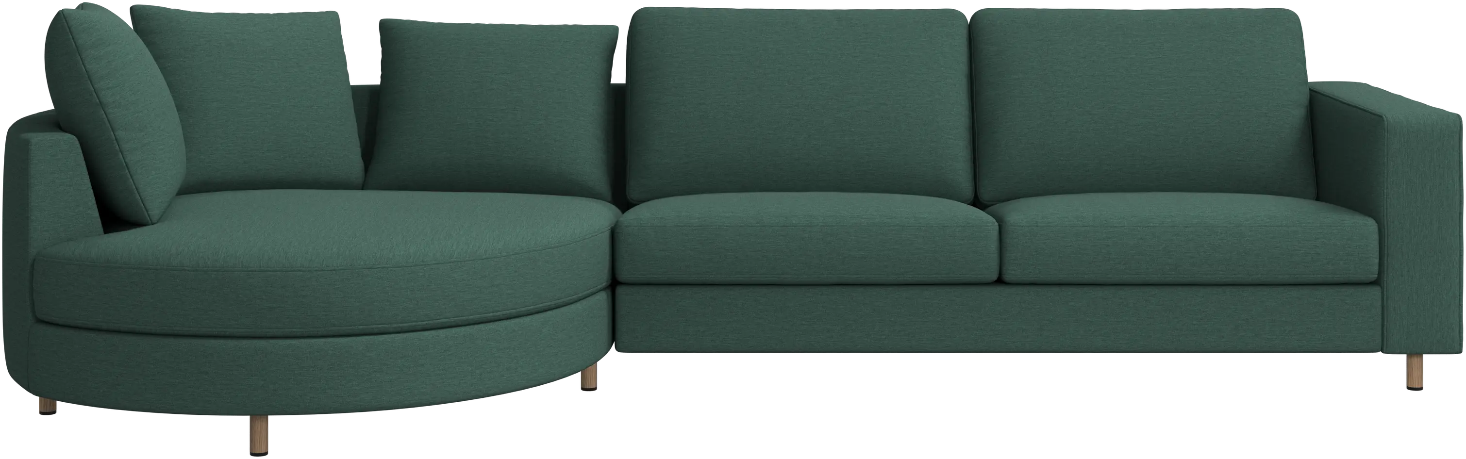 Indivi sofa with chaise longue left