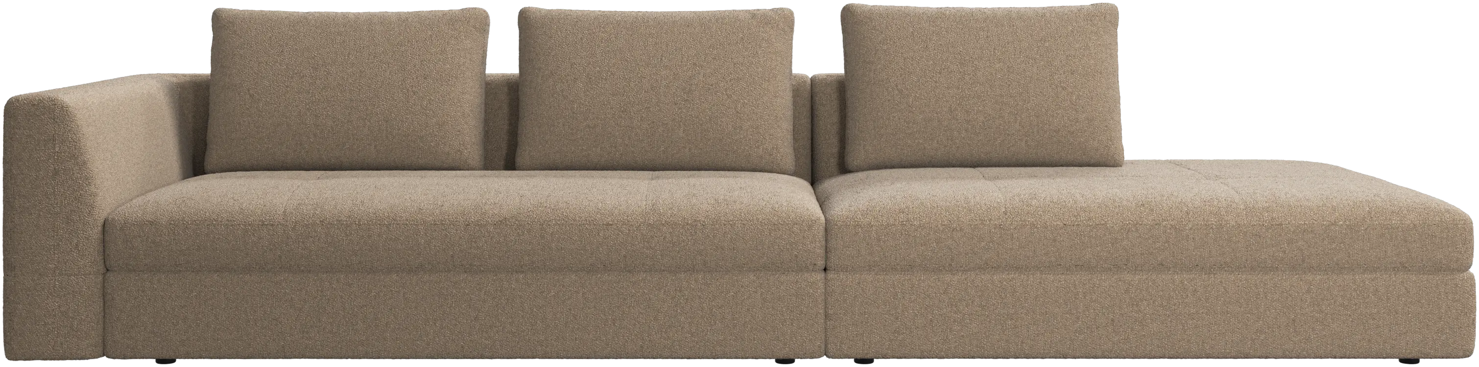 Bergamo sofa with lounging unit