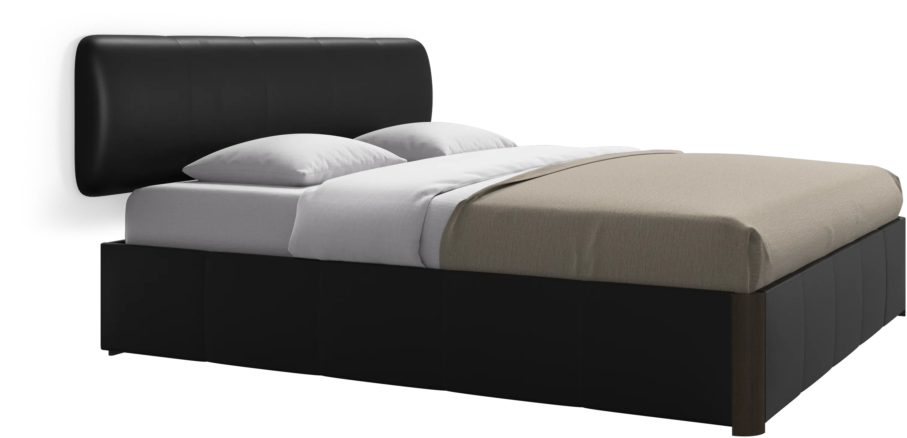 Element cama, cabecero montado en la pared, sin láminas, excl. colchón