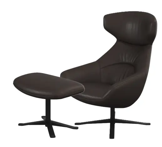 Armchairs Porto Sessel Inkl. Hocker