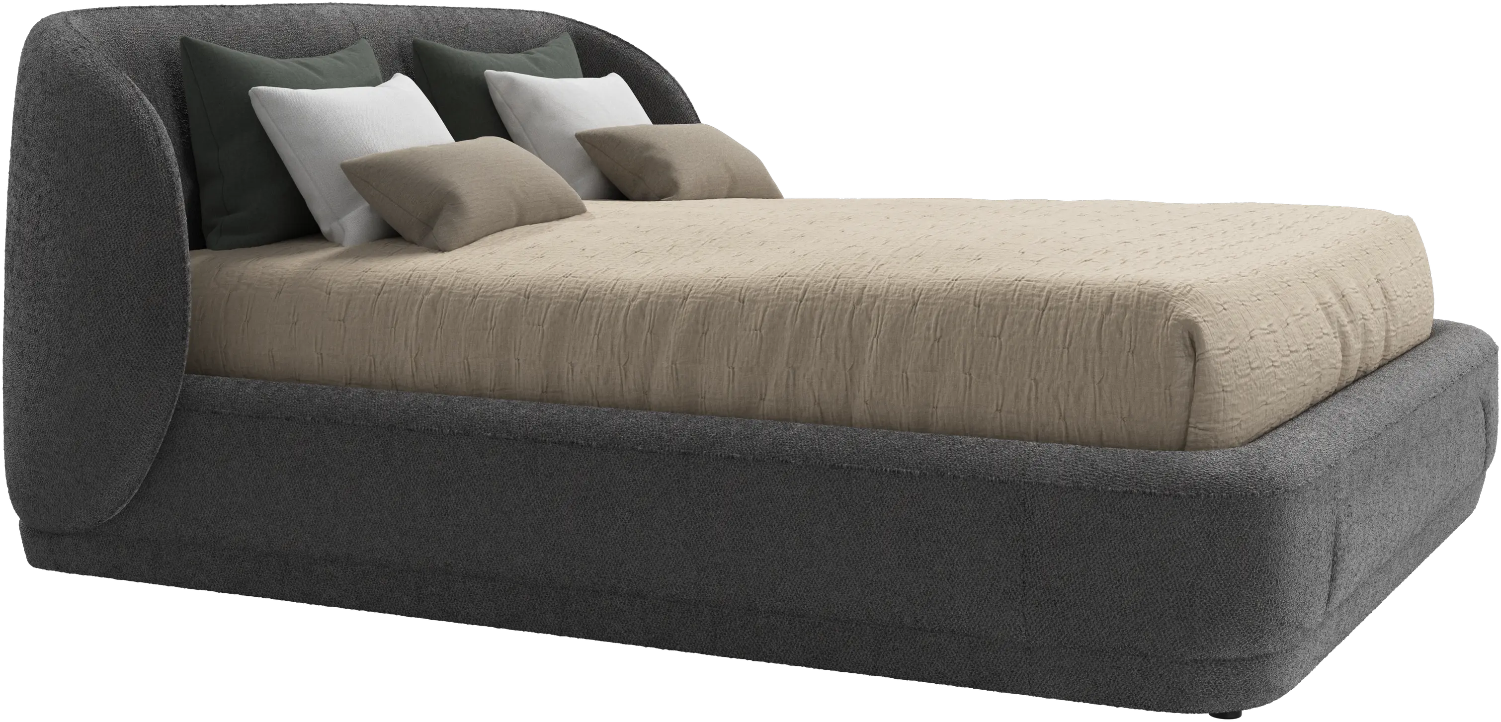 Bolzano bed with slats  - 152.5x200 cm