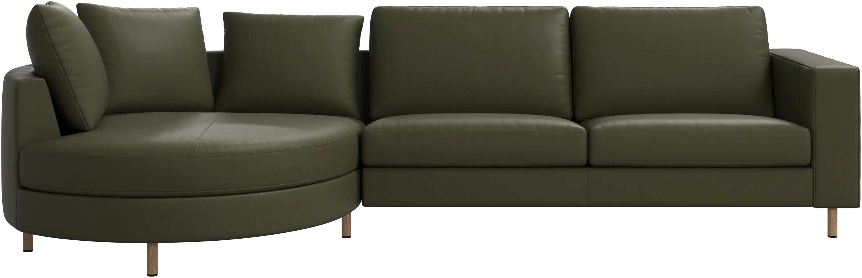 Indivi sofa with chaise longue left