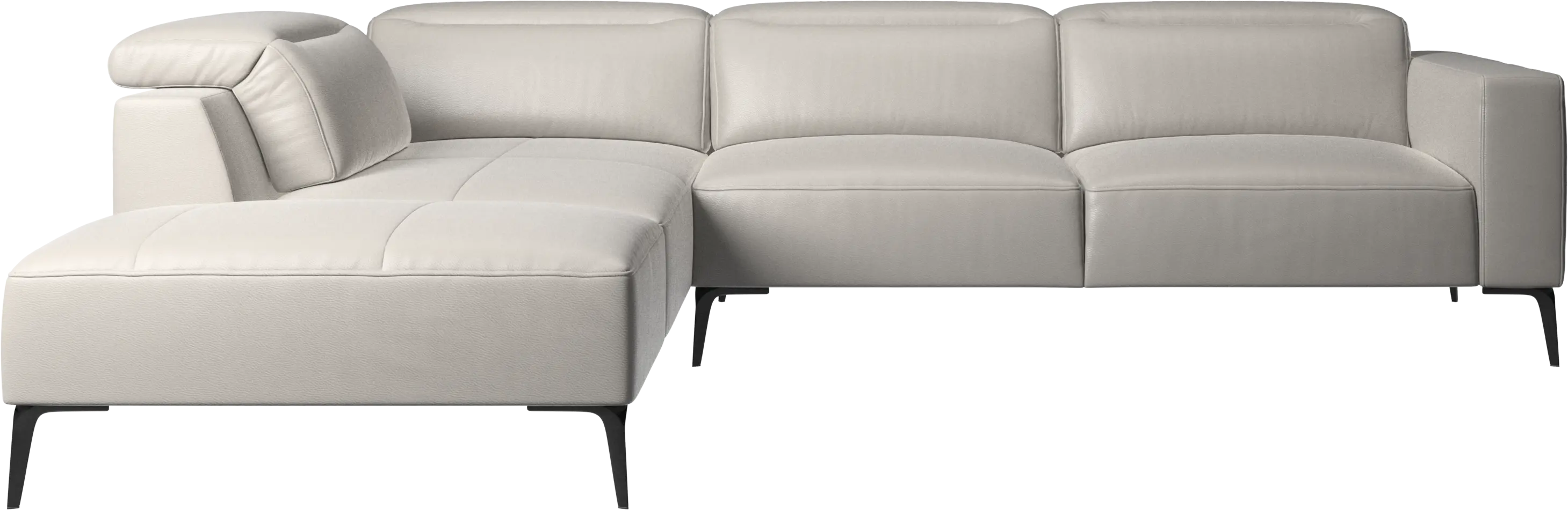 Zürich corner sofa with lounging unit
