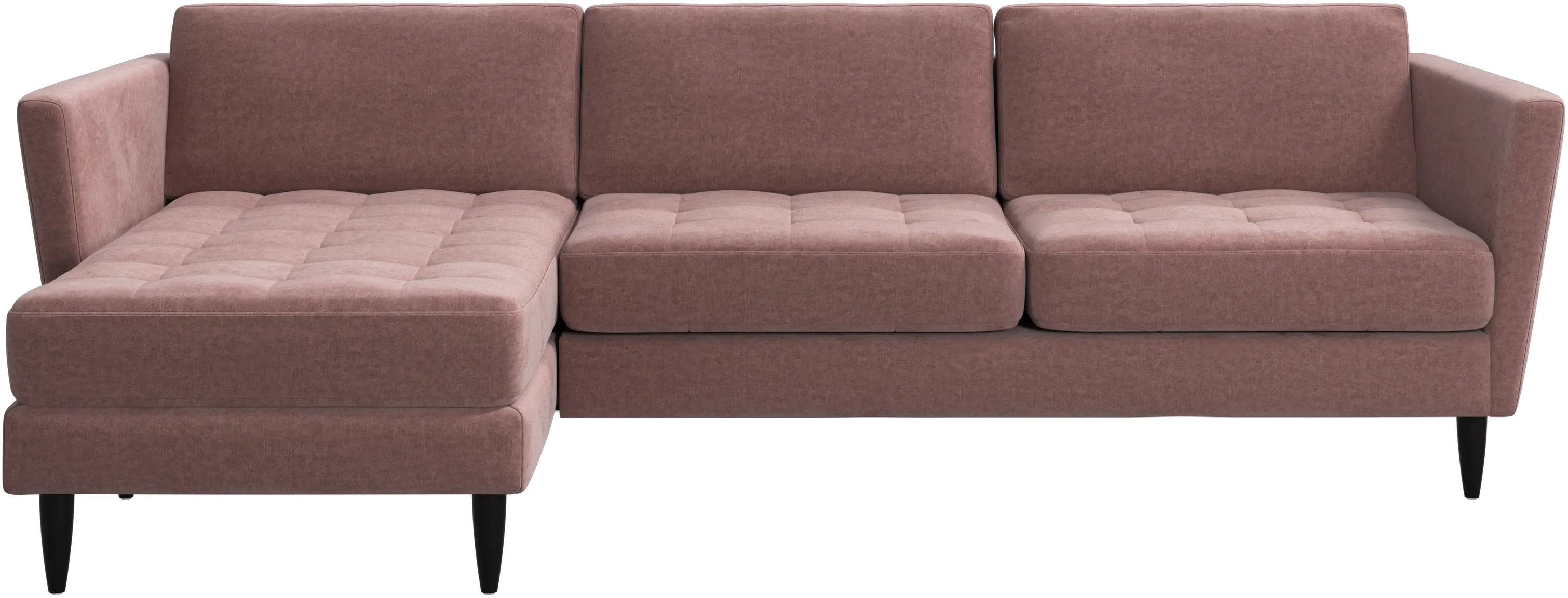 Osaka sofa with resting unit, tufted seat
