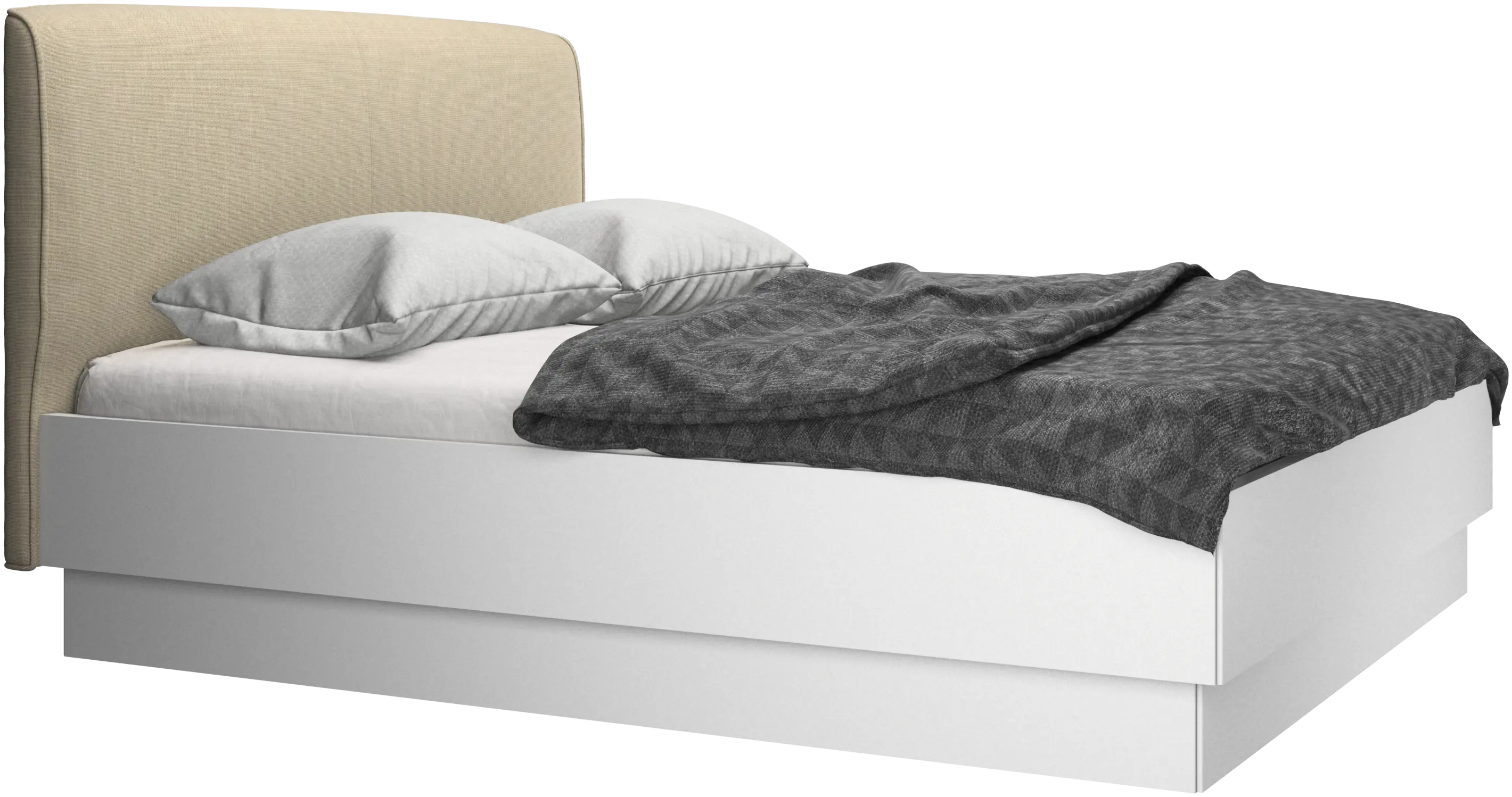 Houston, cama tapizada con almacenamiento