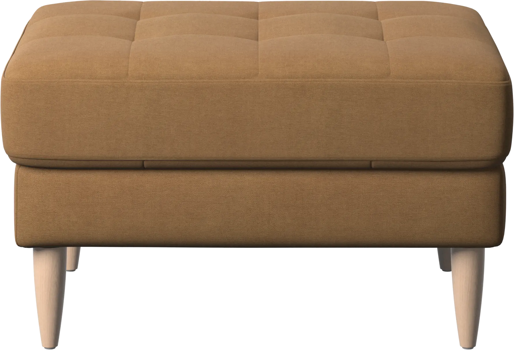 Osaka footstool, tufted seat