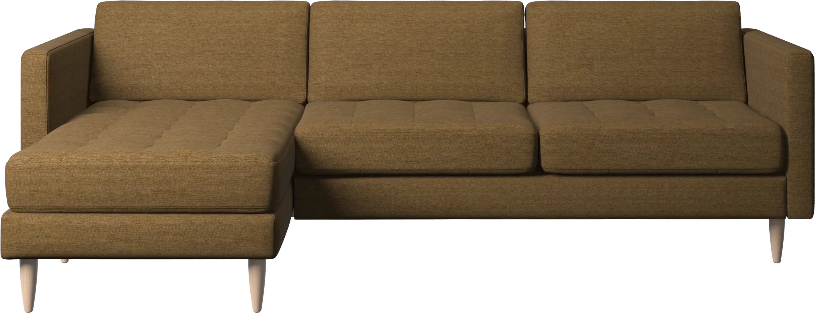 Osaka sofa with resting unit, tufted seat