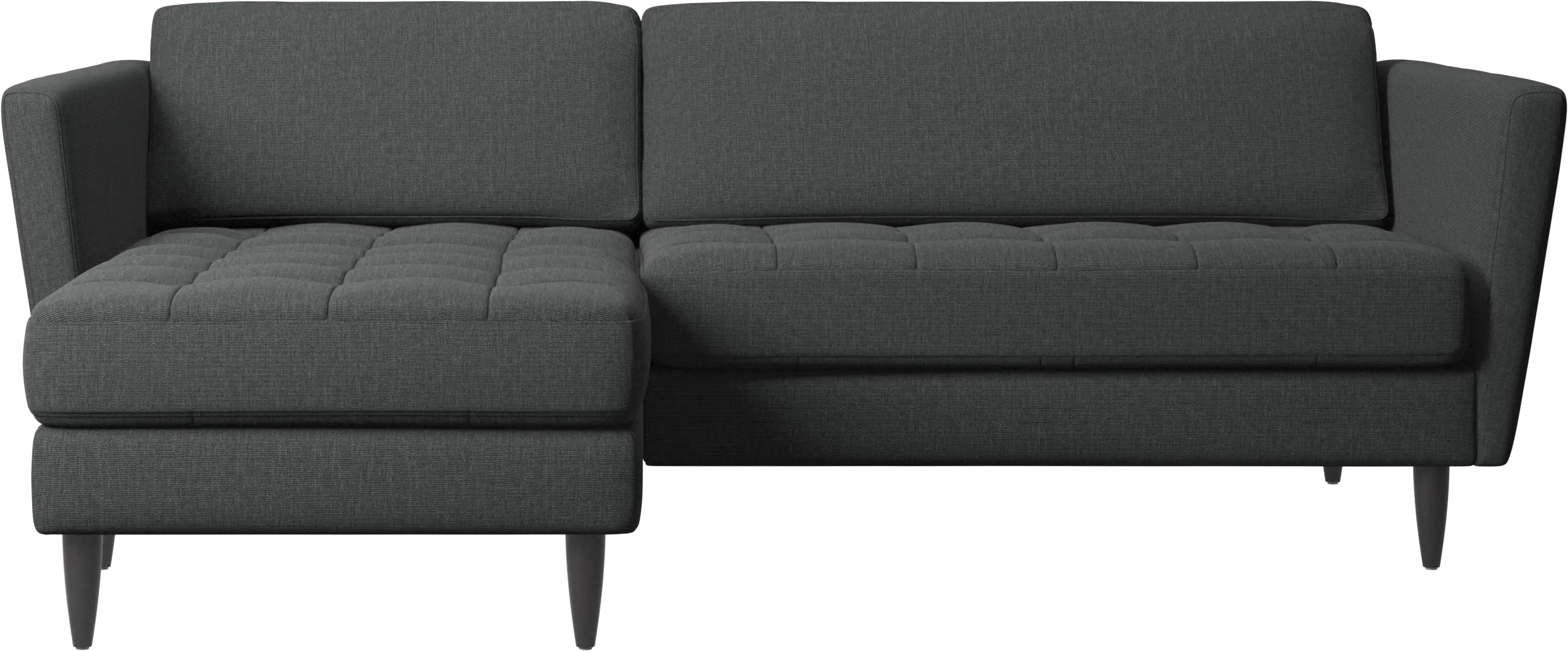 Osaka sofa with resting unit, tufted seat