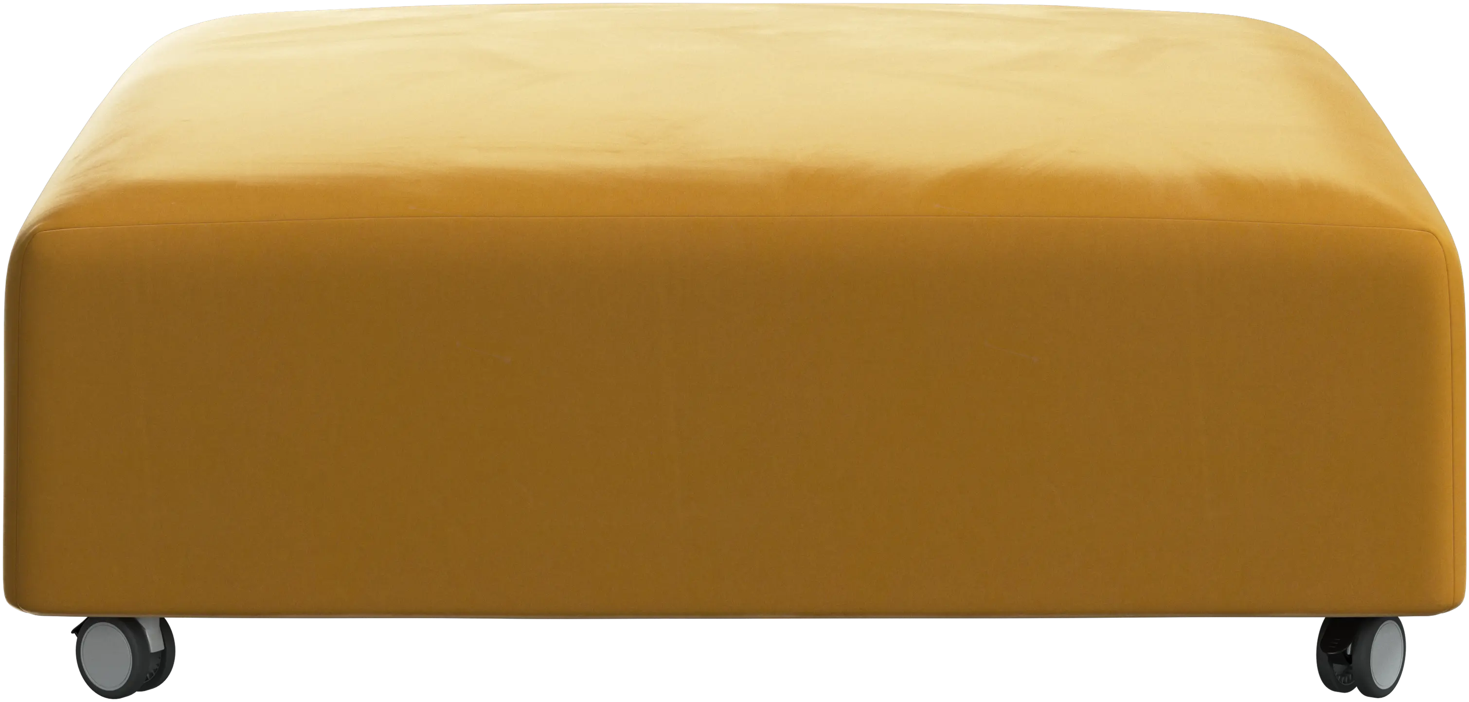 Hampton pouf on wheels