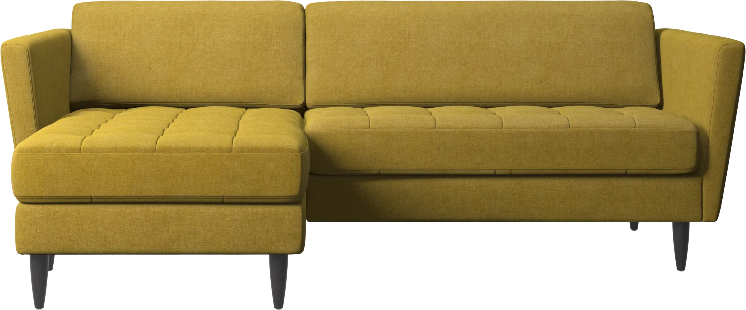 Osaka sofa with resting unit, tufted seat