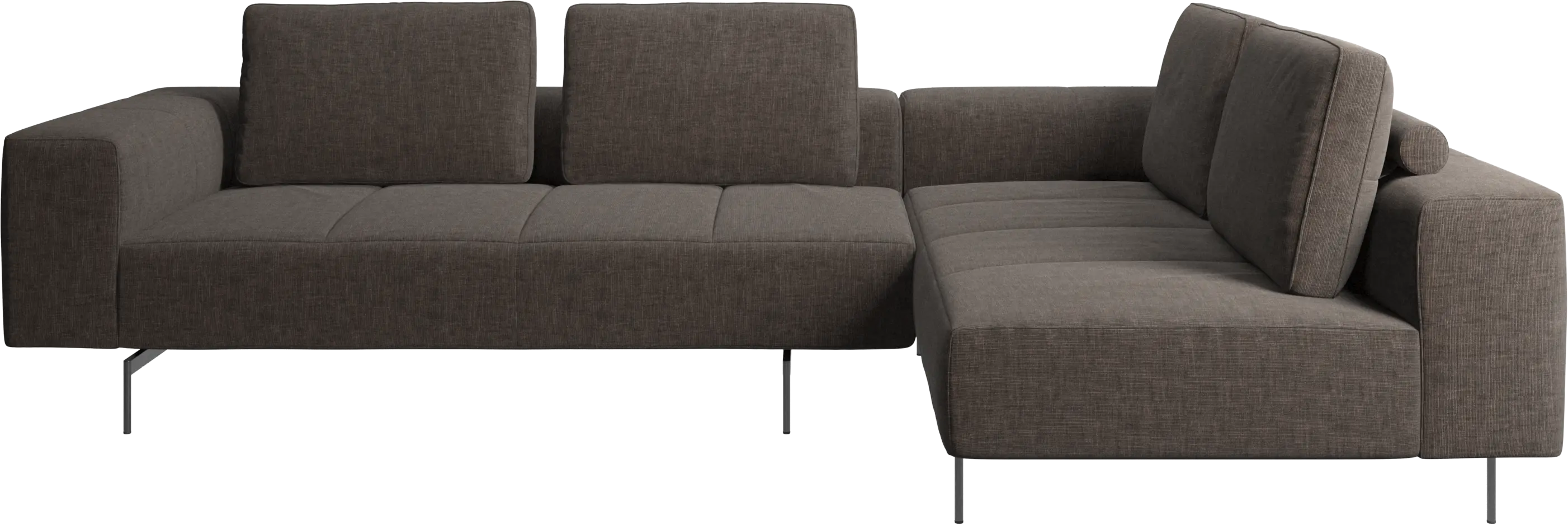 Amsterdam corner sofa with lounging unit