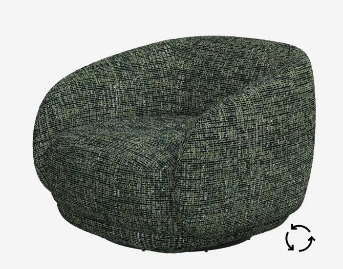 Bolzano チェア（回転式ベース付き）