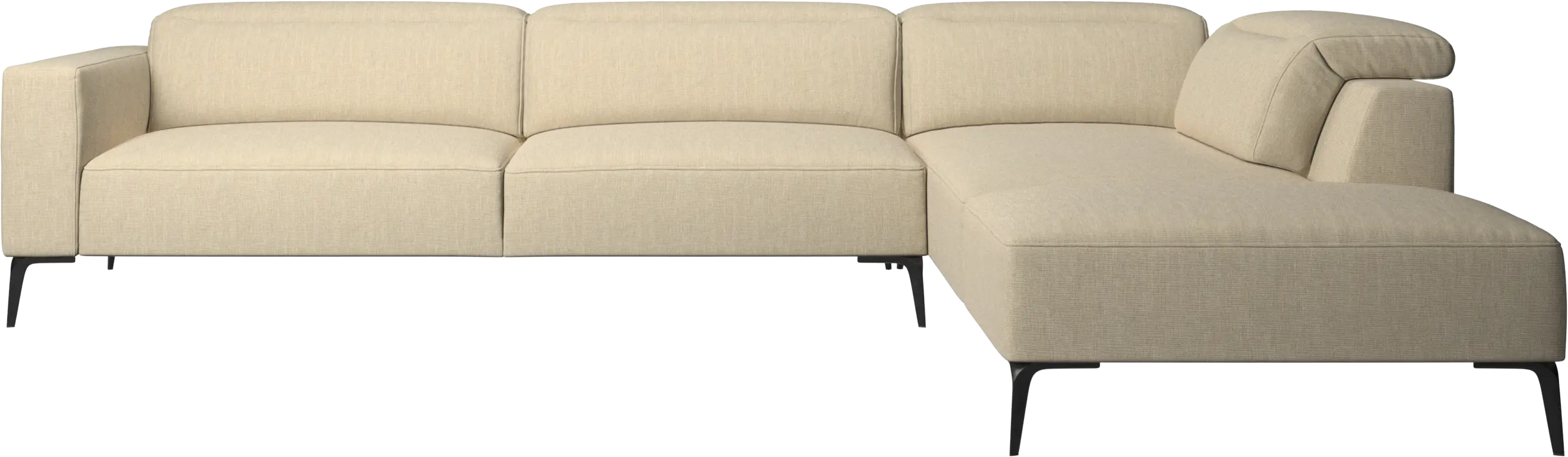 Zürich corner sofa with lounging unit