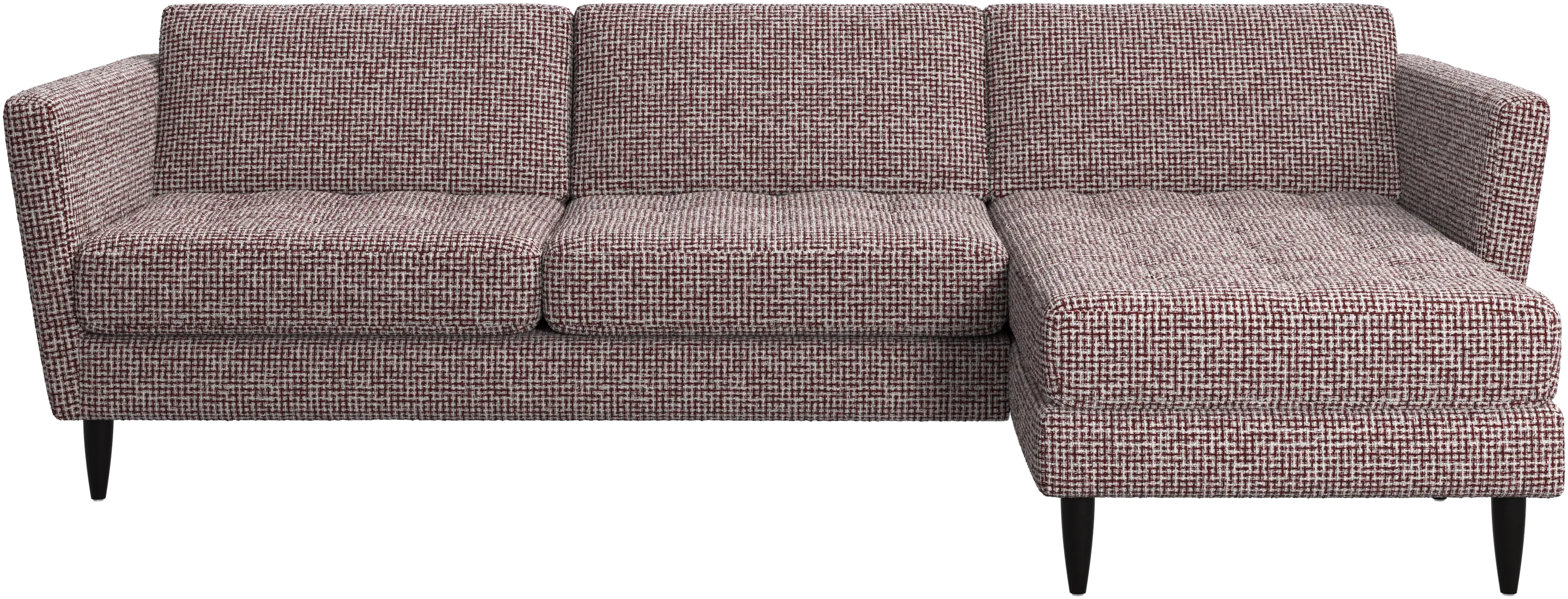 Osaka sofa with resting unit, tufted seat