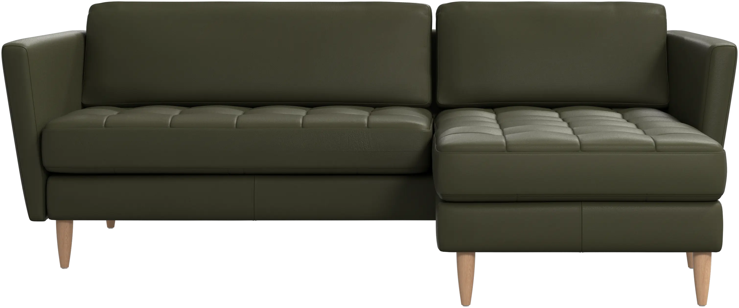 Osaka sofa with resting unit, tufted seat