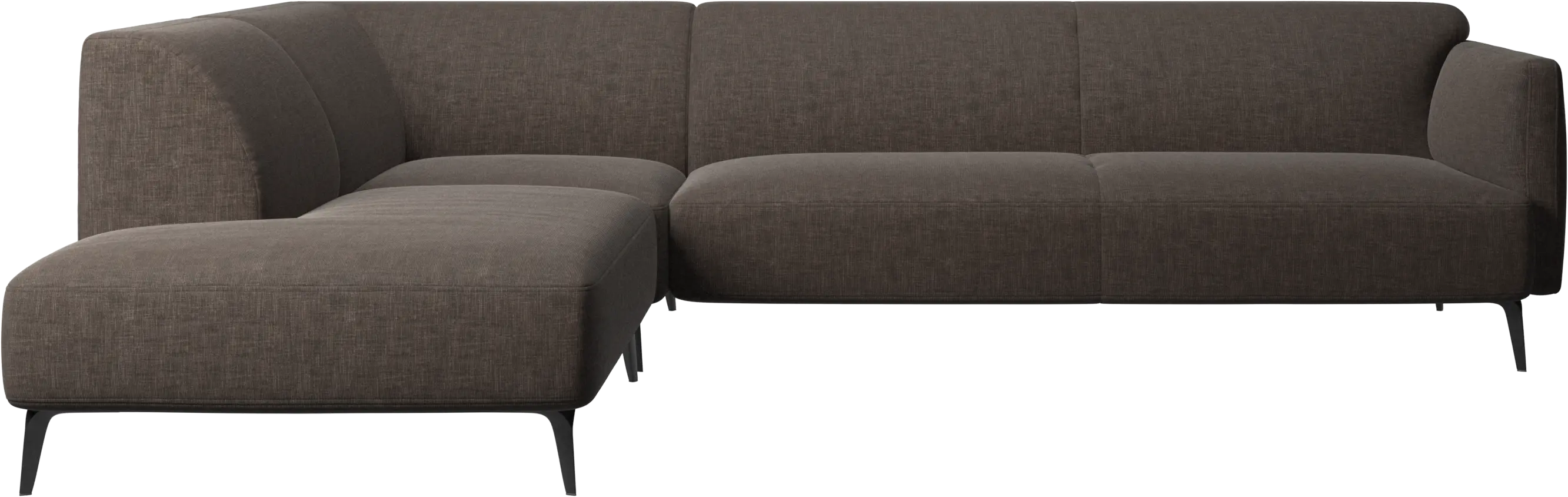Modena corner sofa with lounging unit
