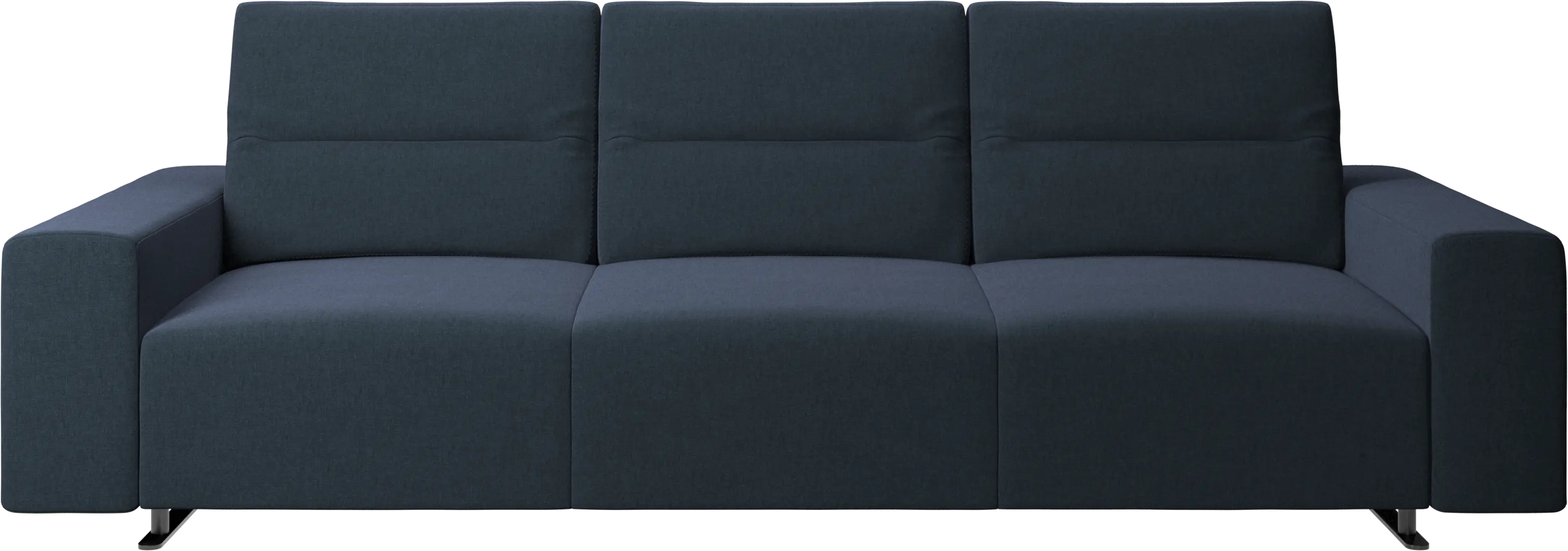 Hampton sofa with adjustable back and storage on the left side