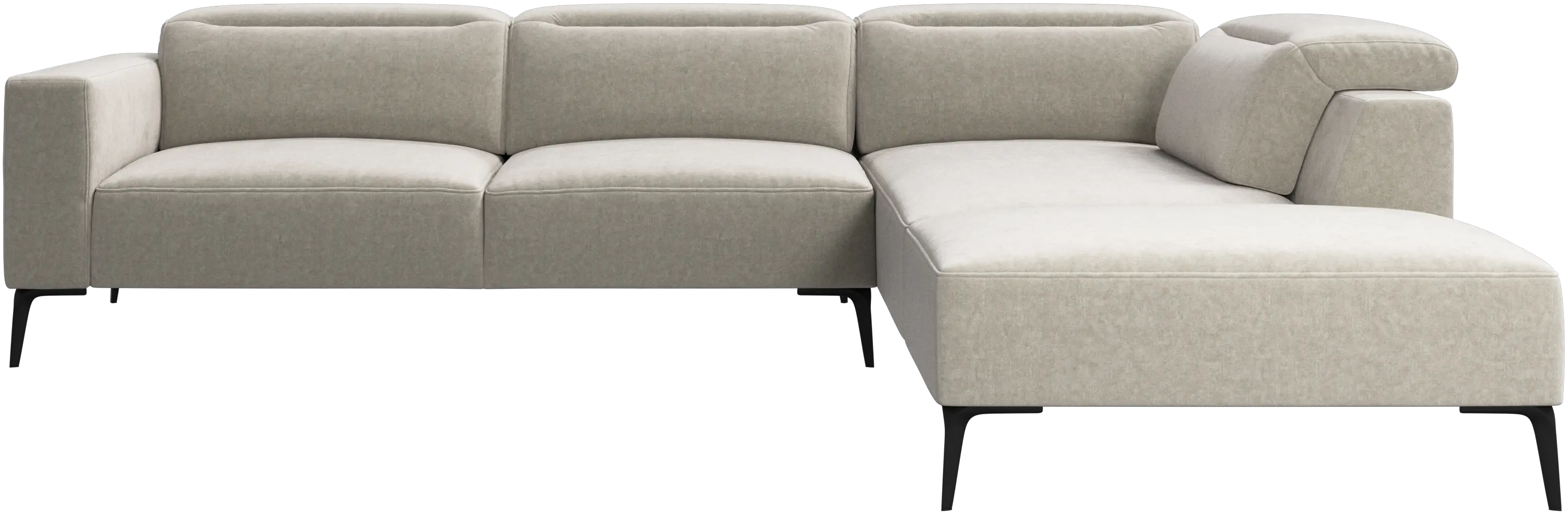 Zürich corner sofa with lounging unit