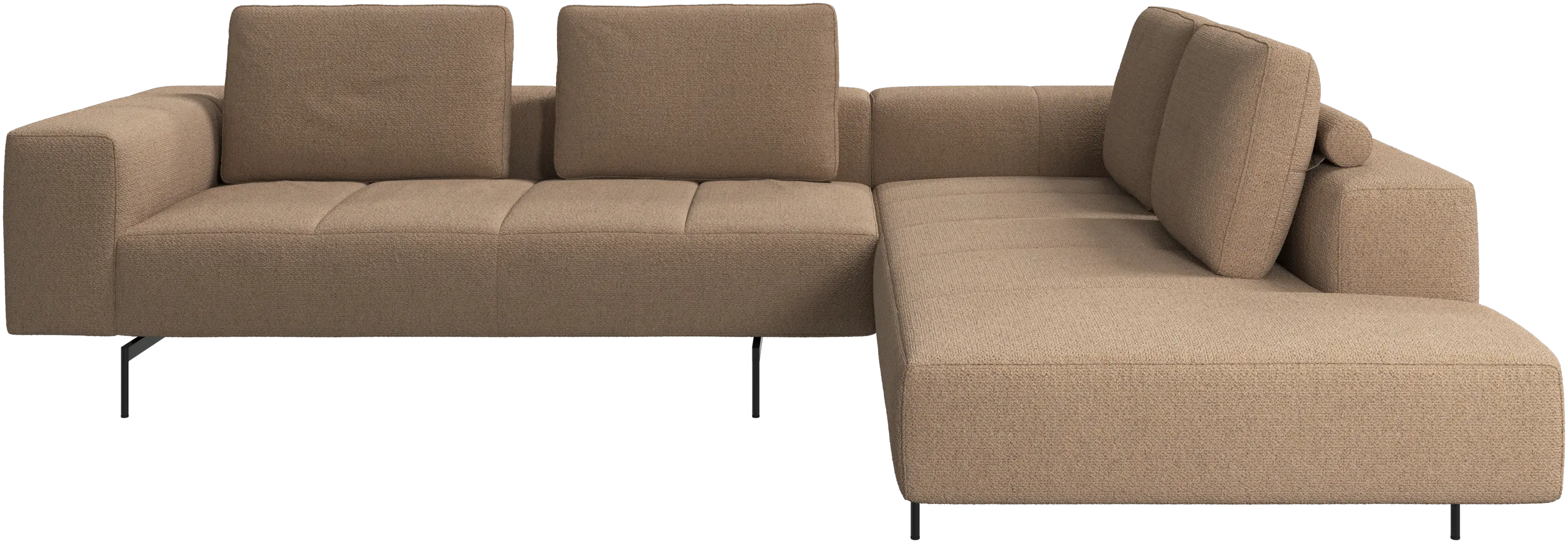 Amsterdam corner sofa with lounging unit