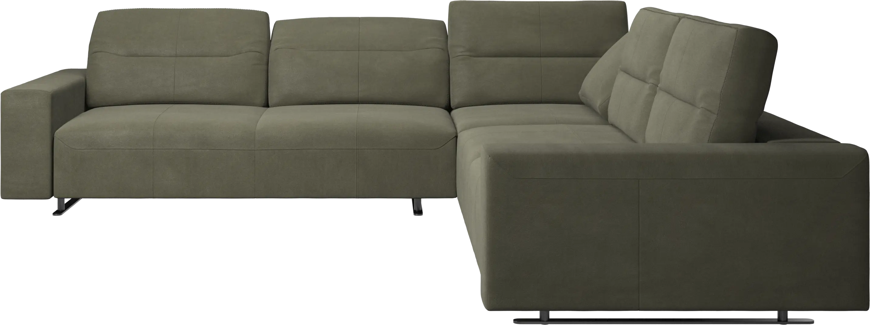Hampton corner sofa with adjustable back
