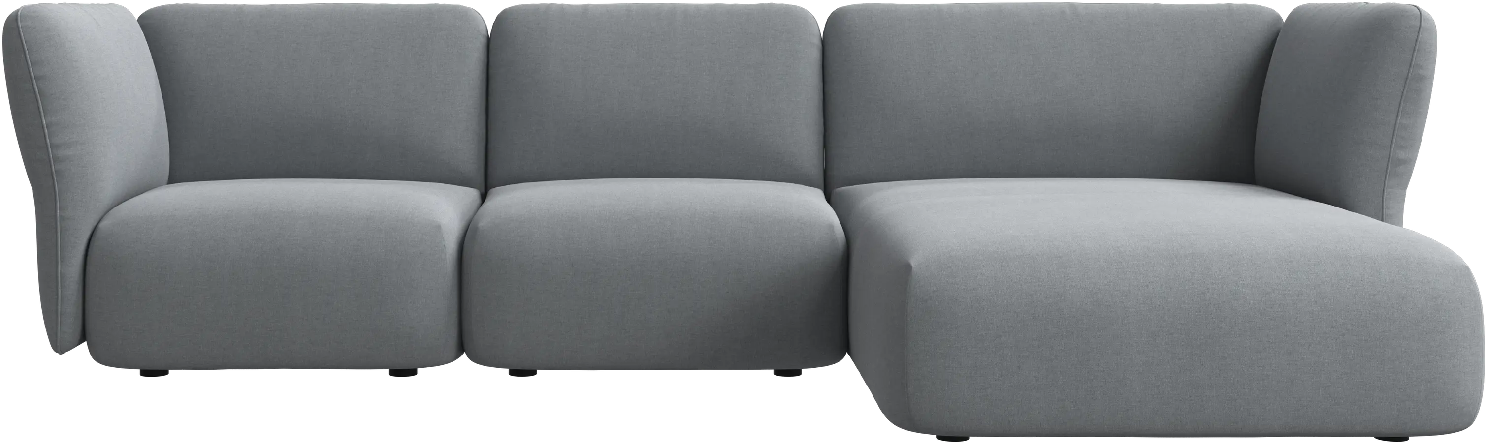 Paraggi 2-seater with chaise longue right