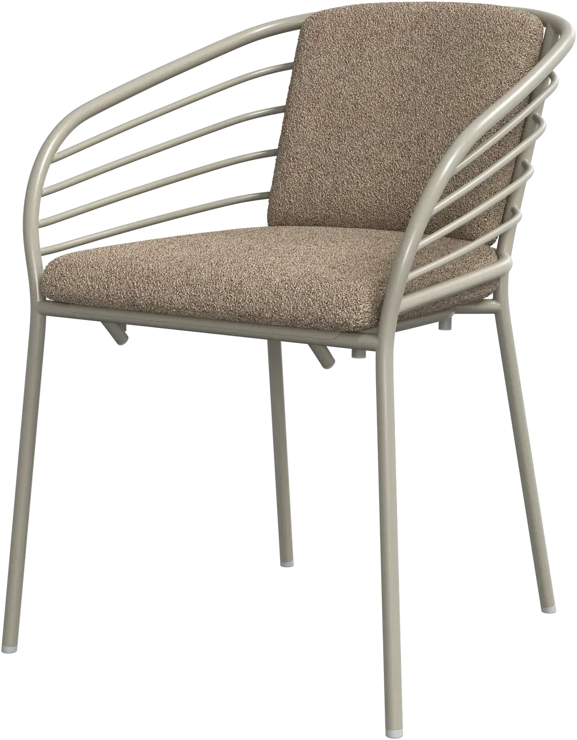 Cancún dining chair with arm & cushion