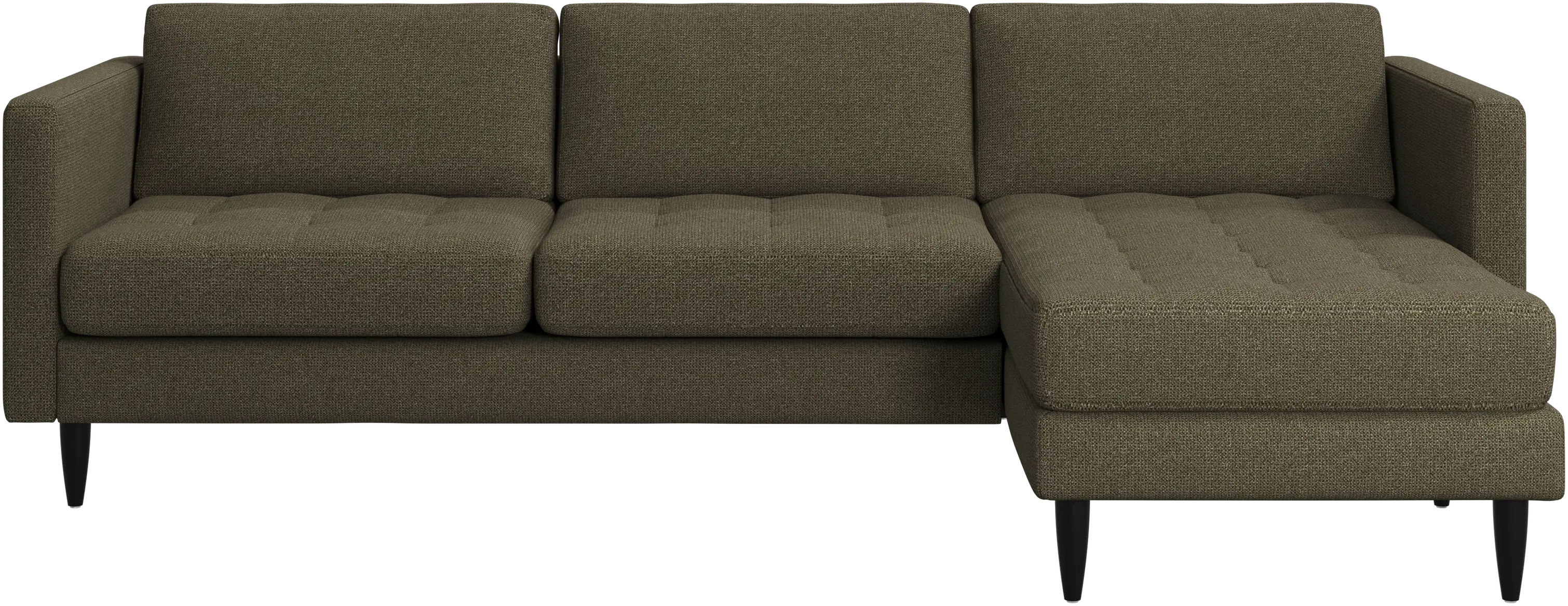 Osaka sofa with resting unit, tufted seat