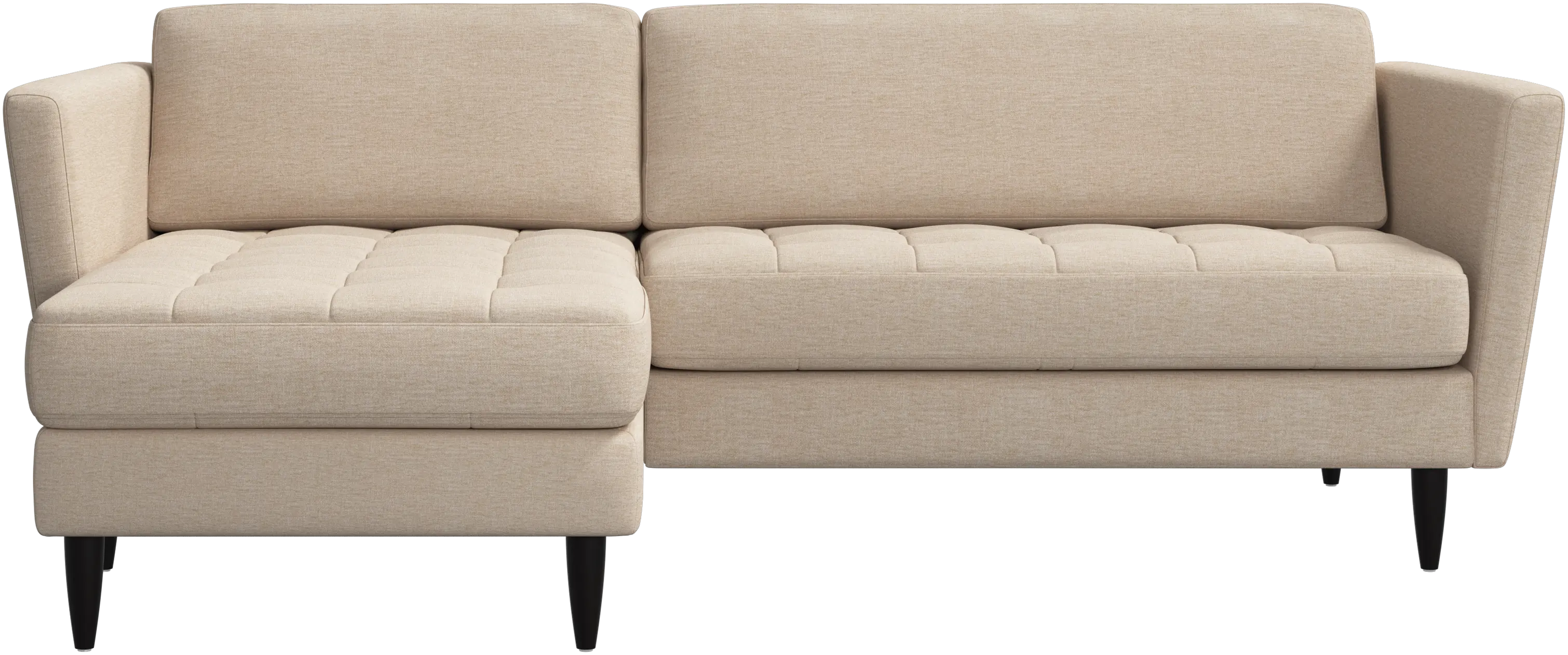 Osaka sofa with resting unit, tufted seat