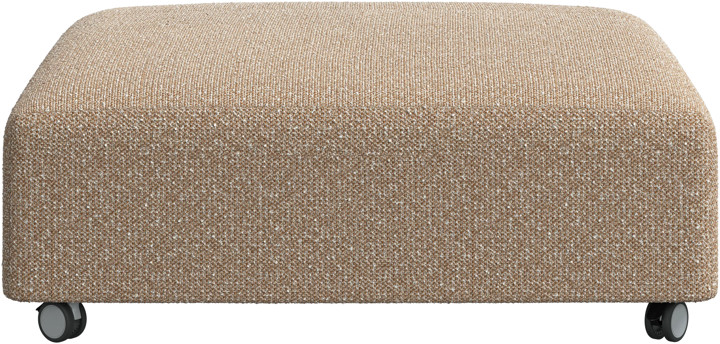 Hampton pouf on wheels