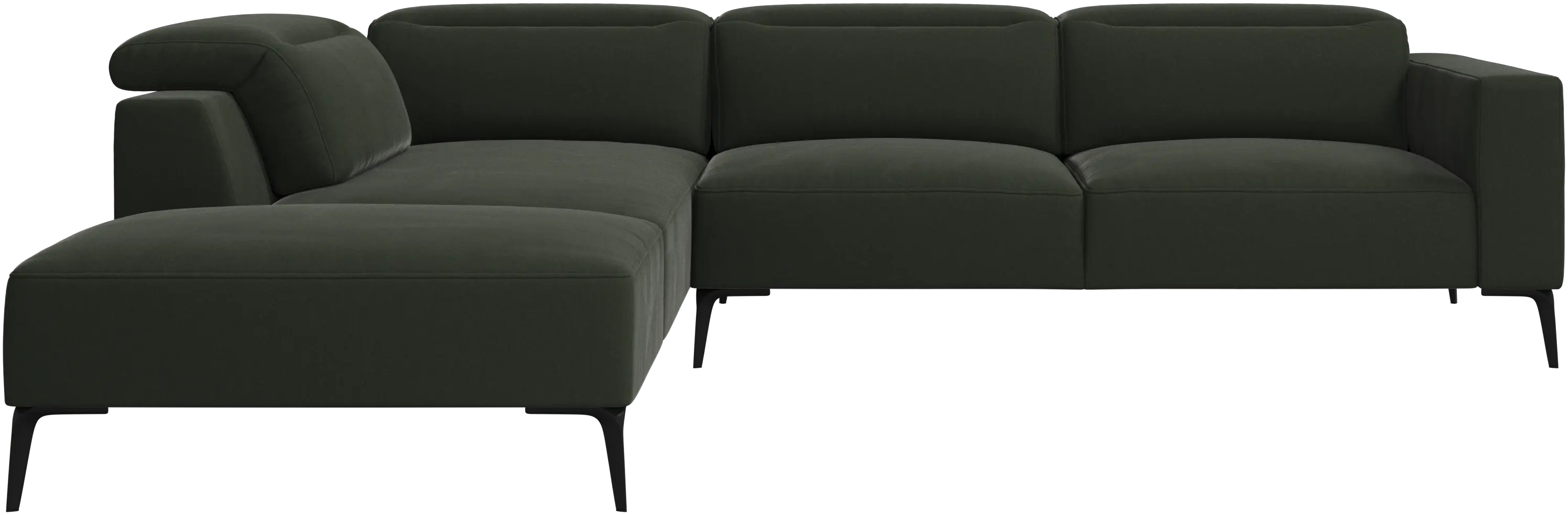 Zürich corner sofa with lounging unit