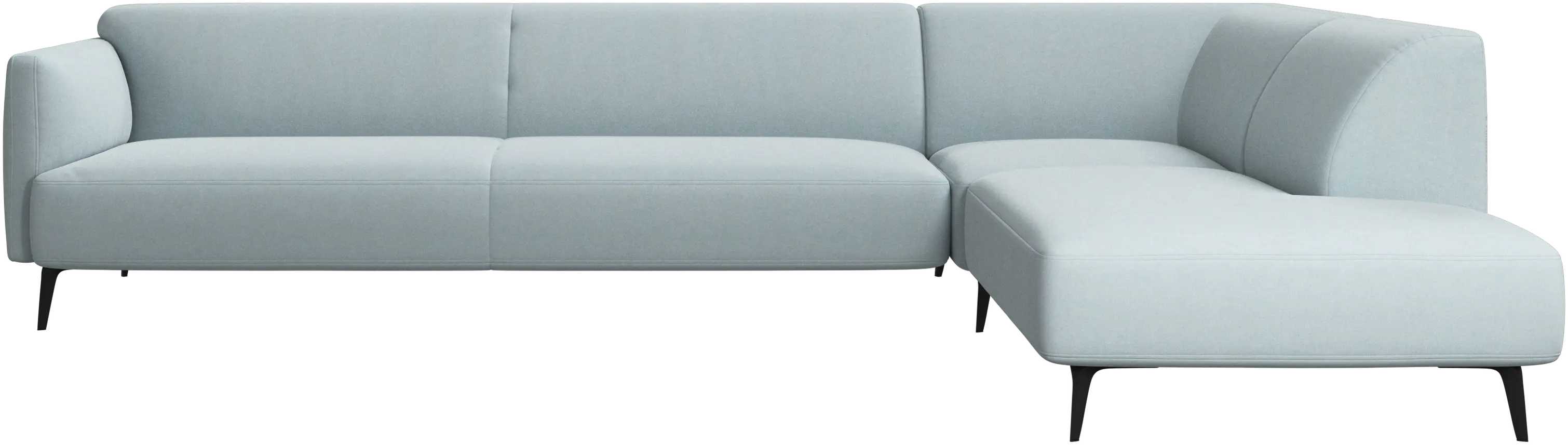 Modena corner sofa with lounging unit