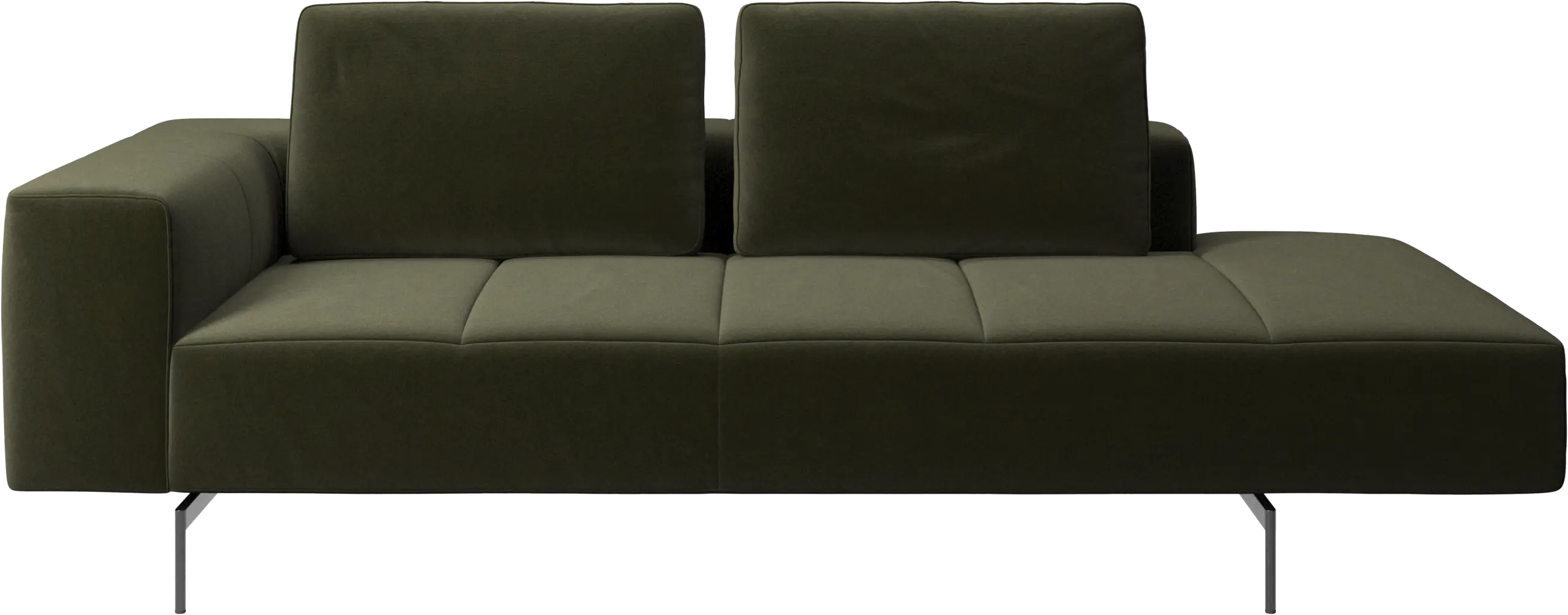 Amsterdam resting module for sofa, armrest left, open end right