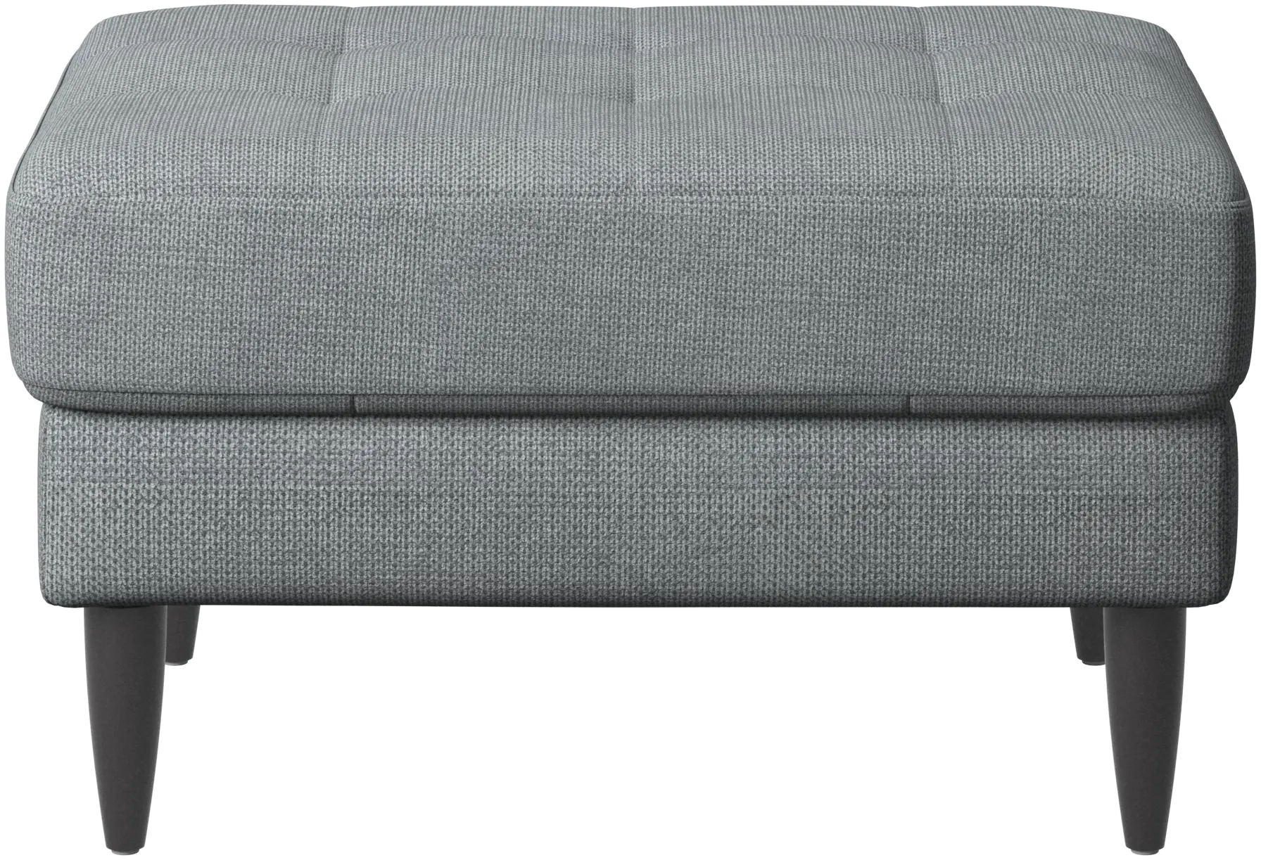 Osaka footstool, tufted seat