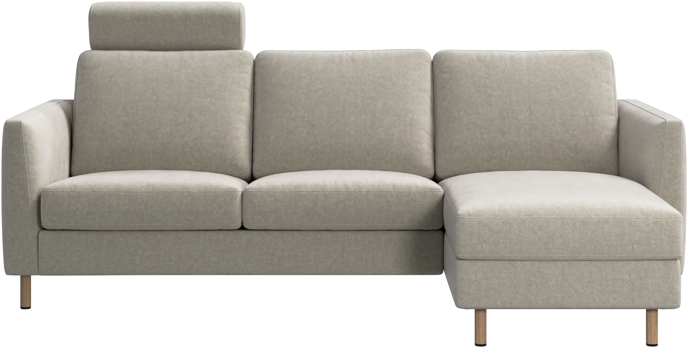 Sofá Indivi con módulo chaise-longue a la derecha