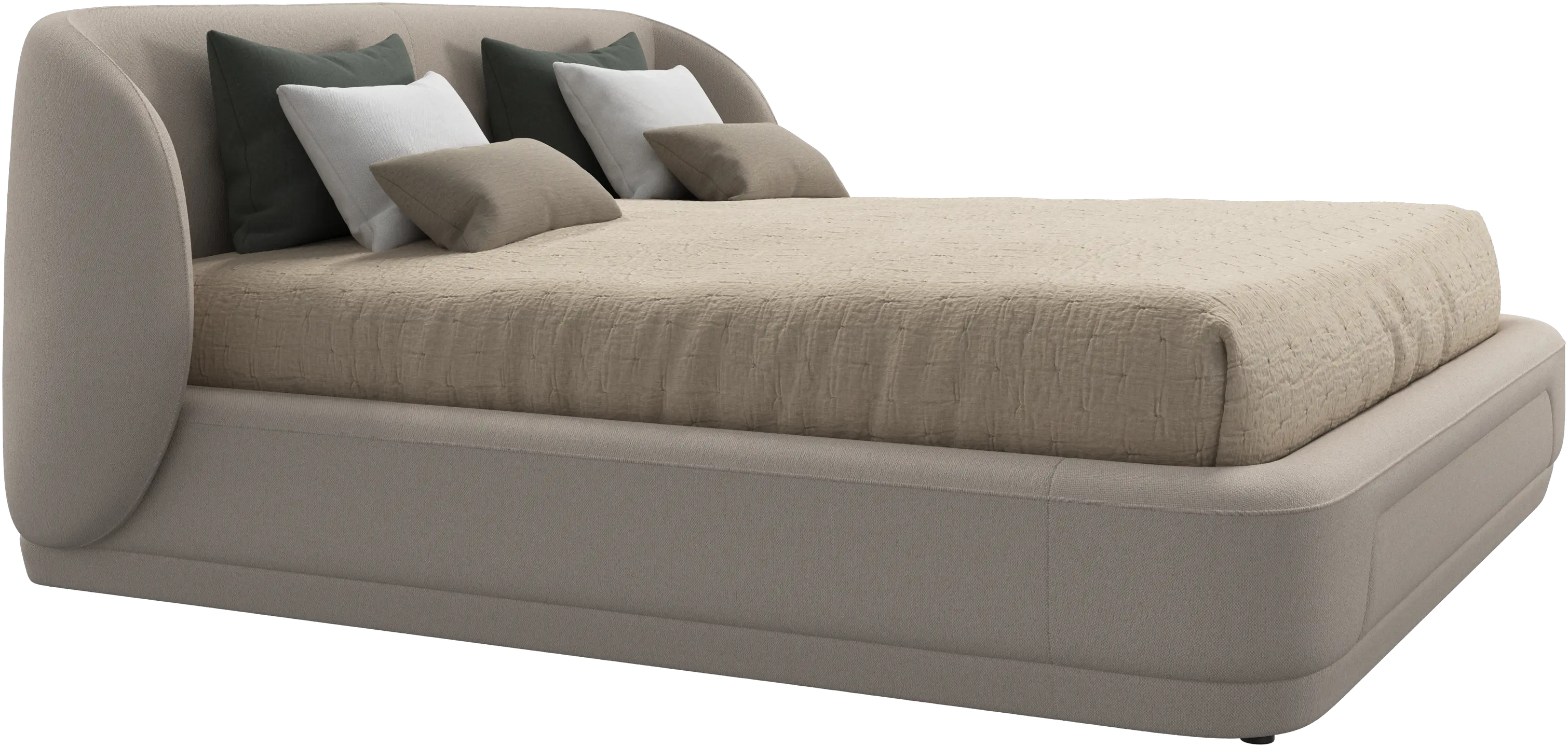 Bolzano bed with slats  - W180xL200cm