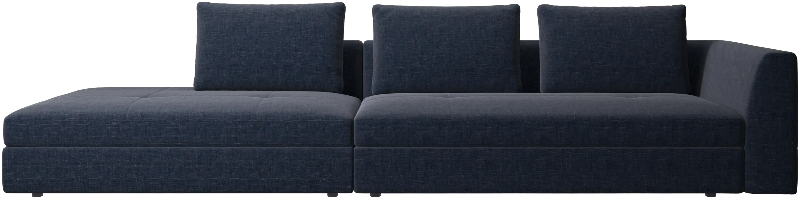 Bergamo sofa with lounging unit