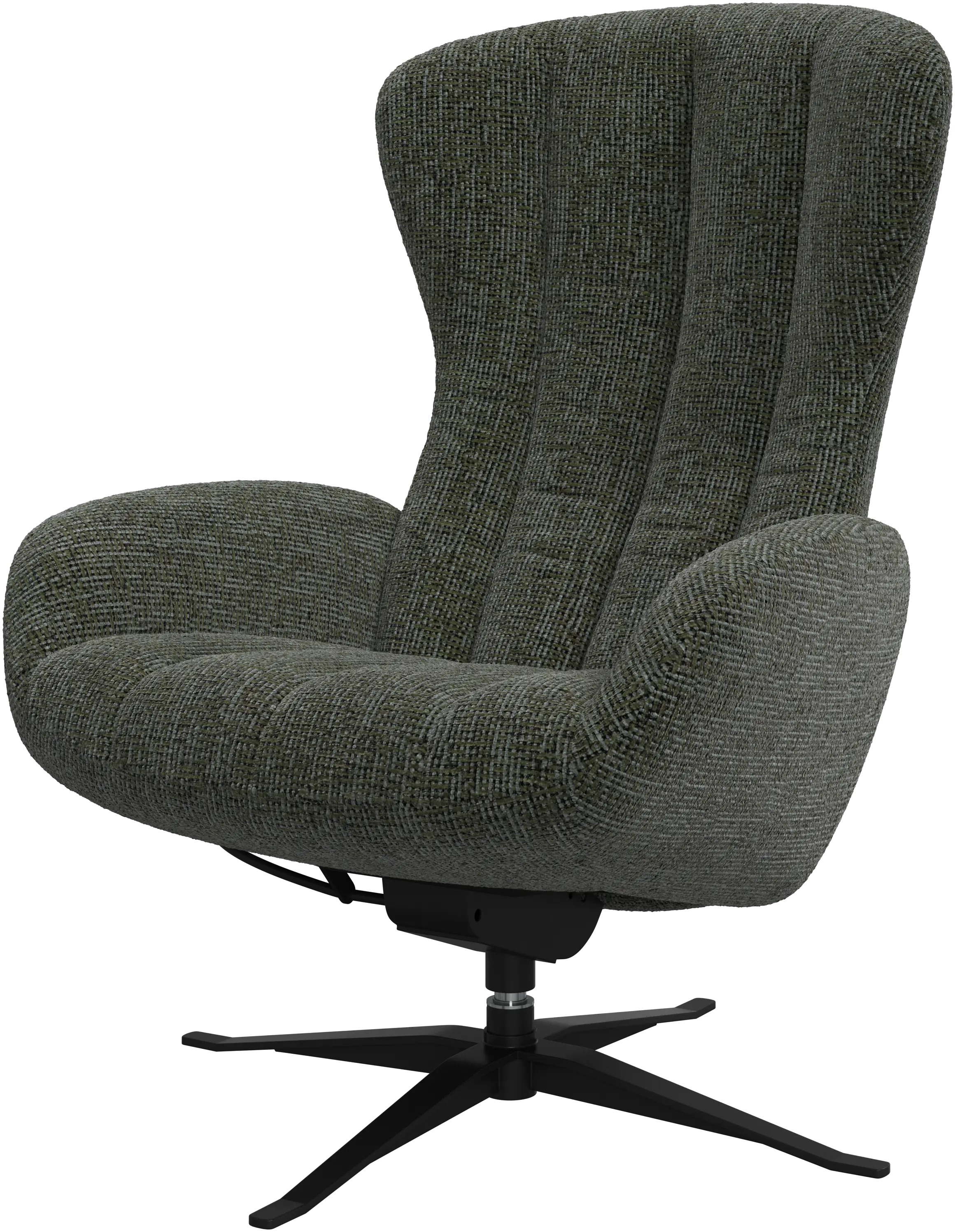 Butaca reclinable Tilburg con función giratoria y reposacabezas ajustable