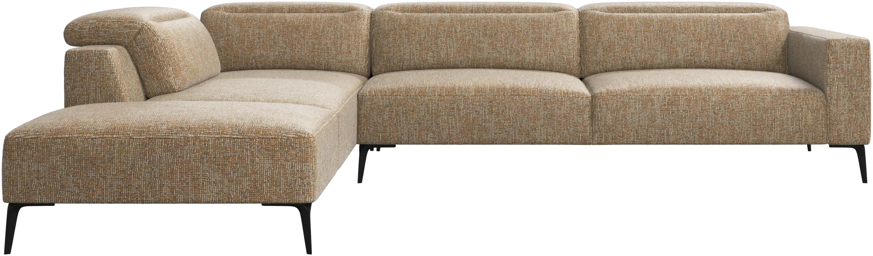 Zürich corner sofa with lounging unit