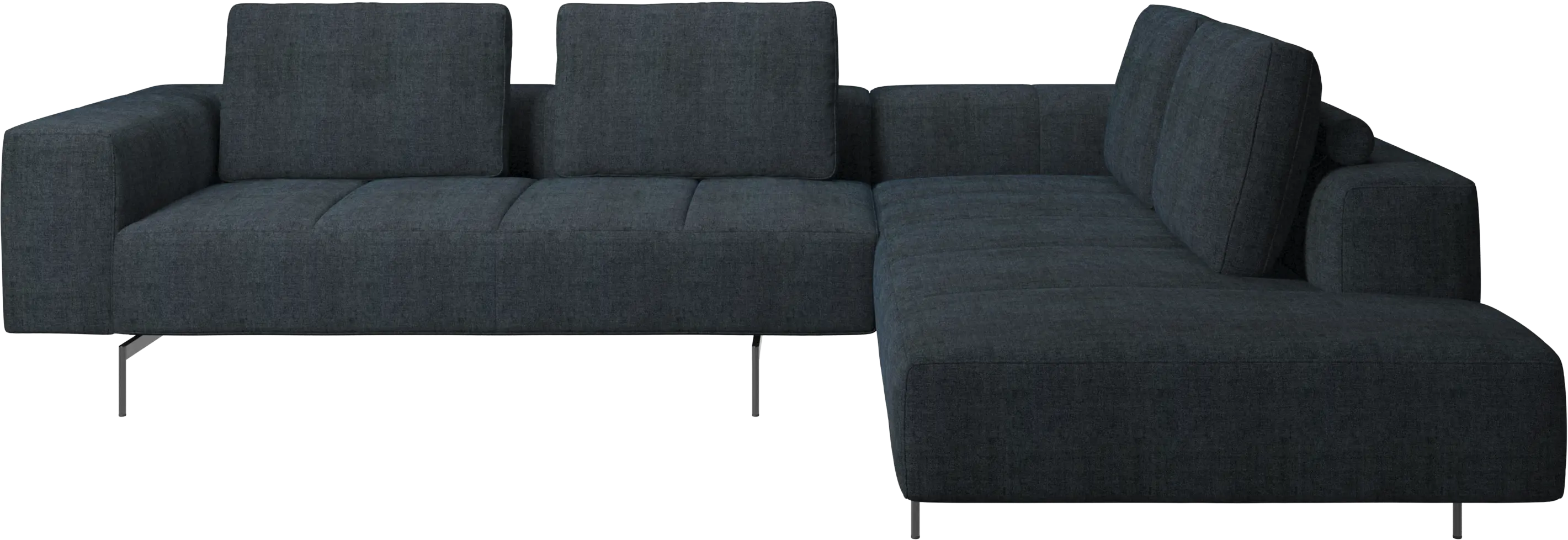 Amsterdam corner sofa with lounging unit