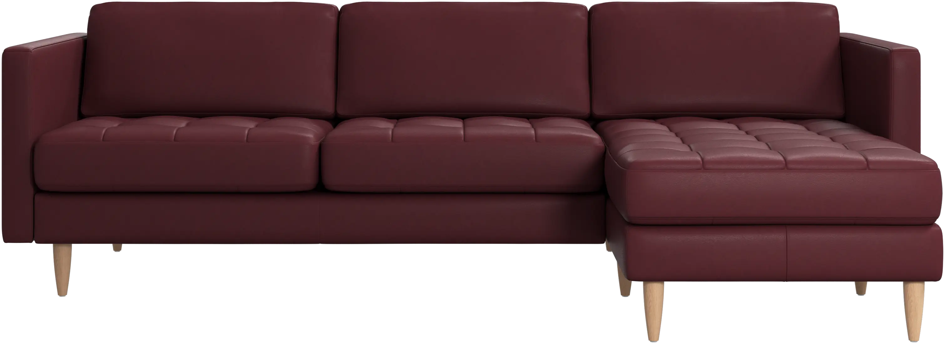 Osaka sofa with resting unit, tufted seat