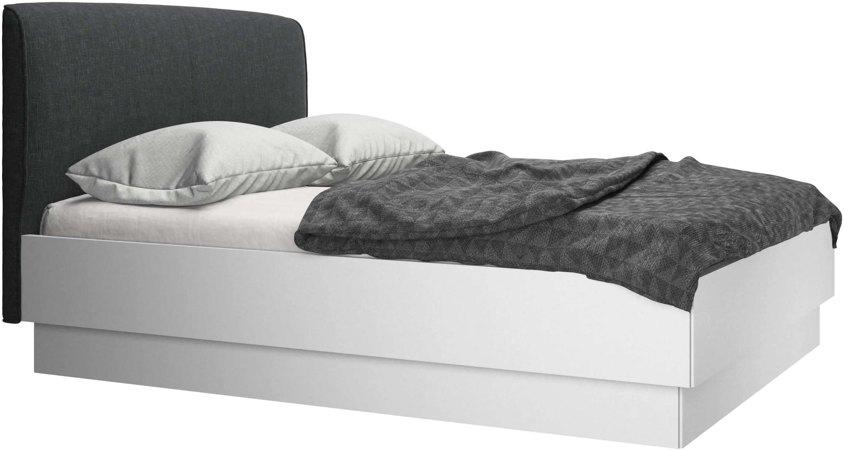 Houston, upholstered bed with storage