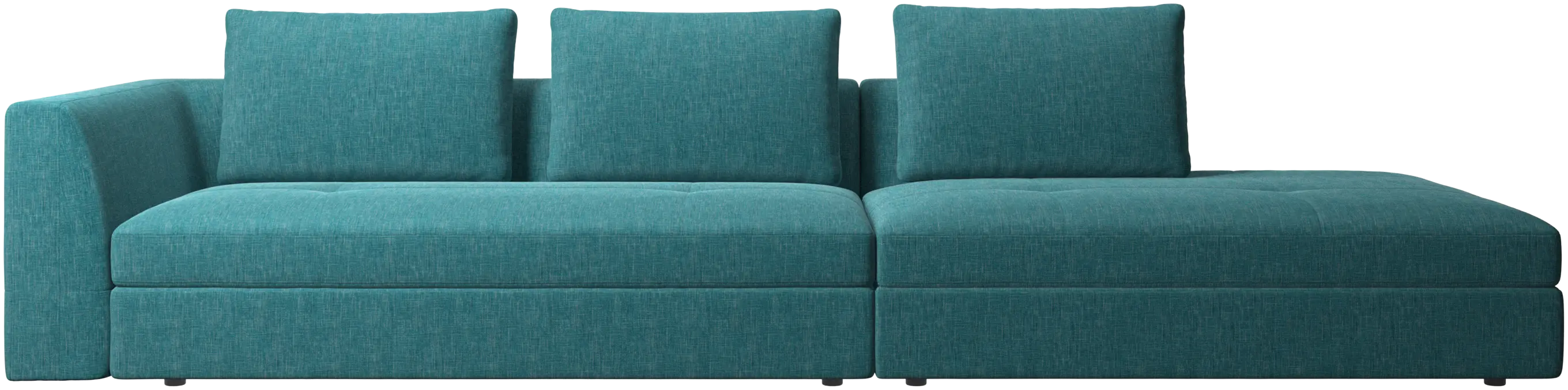 Bergamo sofa with lounging unit