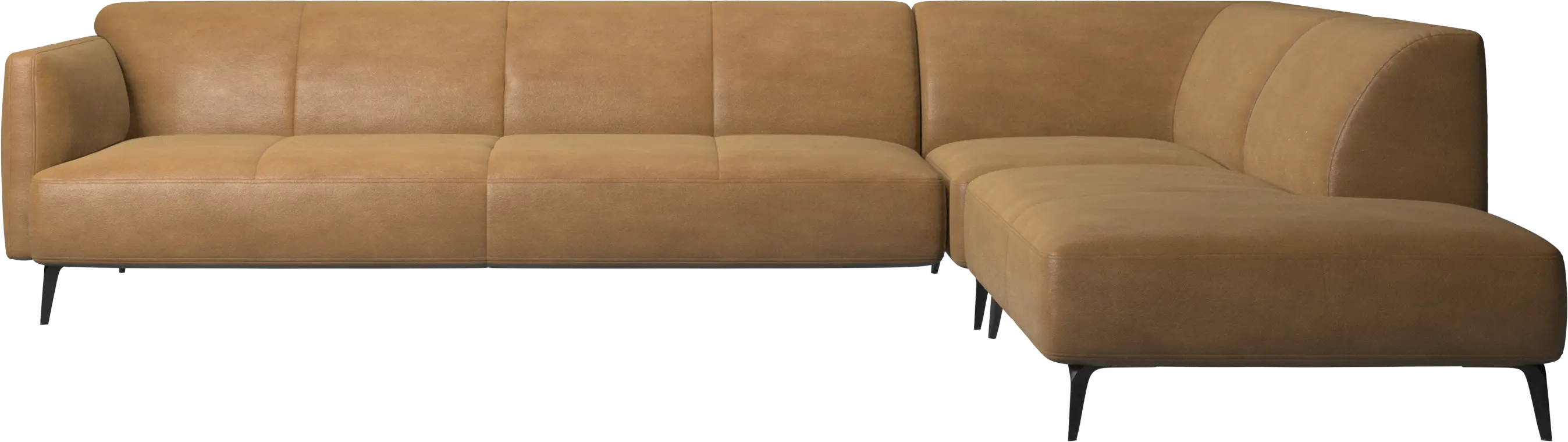 Modena corner sofa with lounging unit