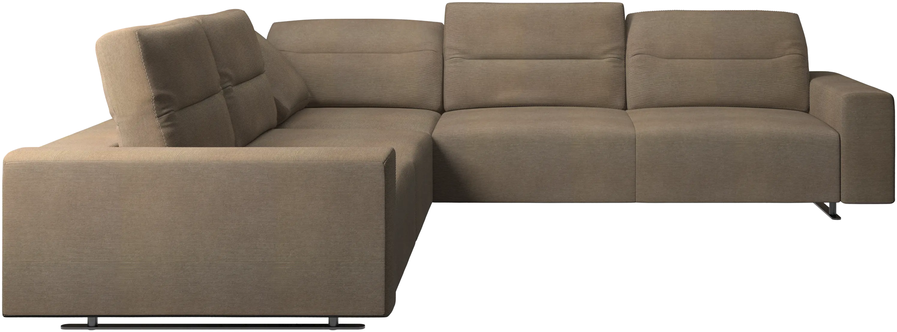 Hampton corner sofa with adjustable back