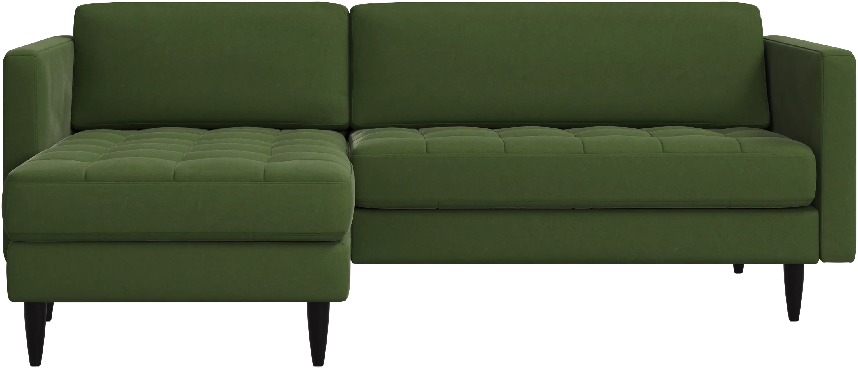 Osaka sofa with resting unit, tufted seat